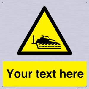 Custom warning grounding cruiser on lock cill